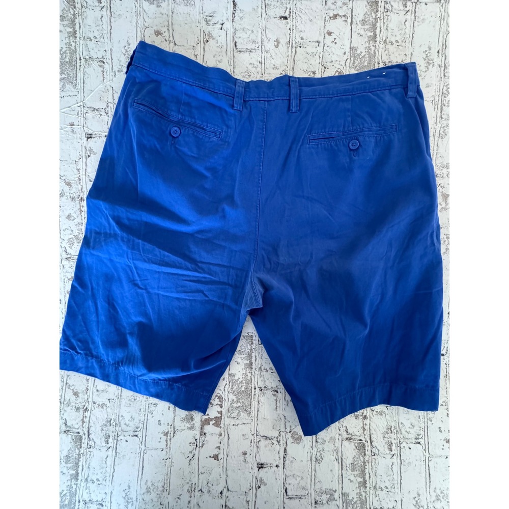 J. Crew Mens Stanton Chino Shorts Cobalt Blue 100% Cotton Size 37 14054 SP13 - Picture 2 of 7